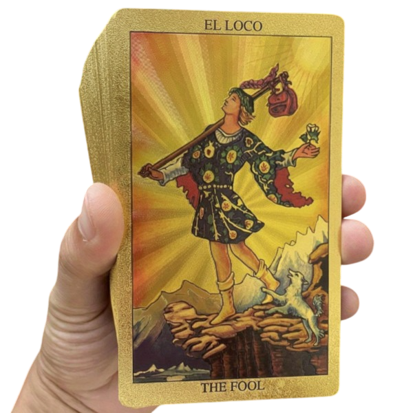 tarot dorado de lujo | el portal físico hacia la sabiduría invisible tarot dorado de lujo | el portal físico hacia la sabiduría invisible