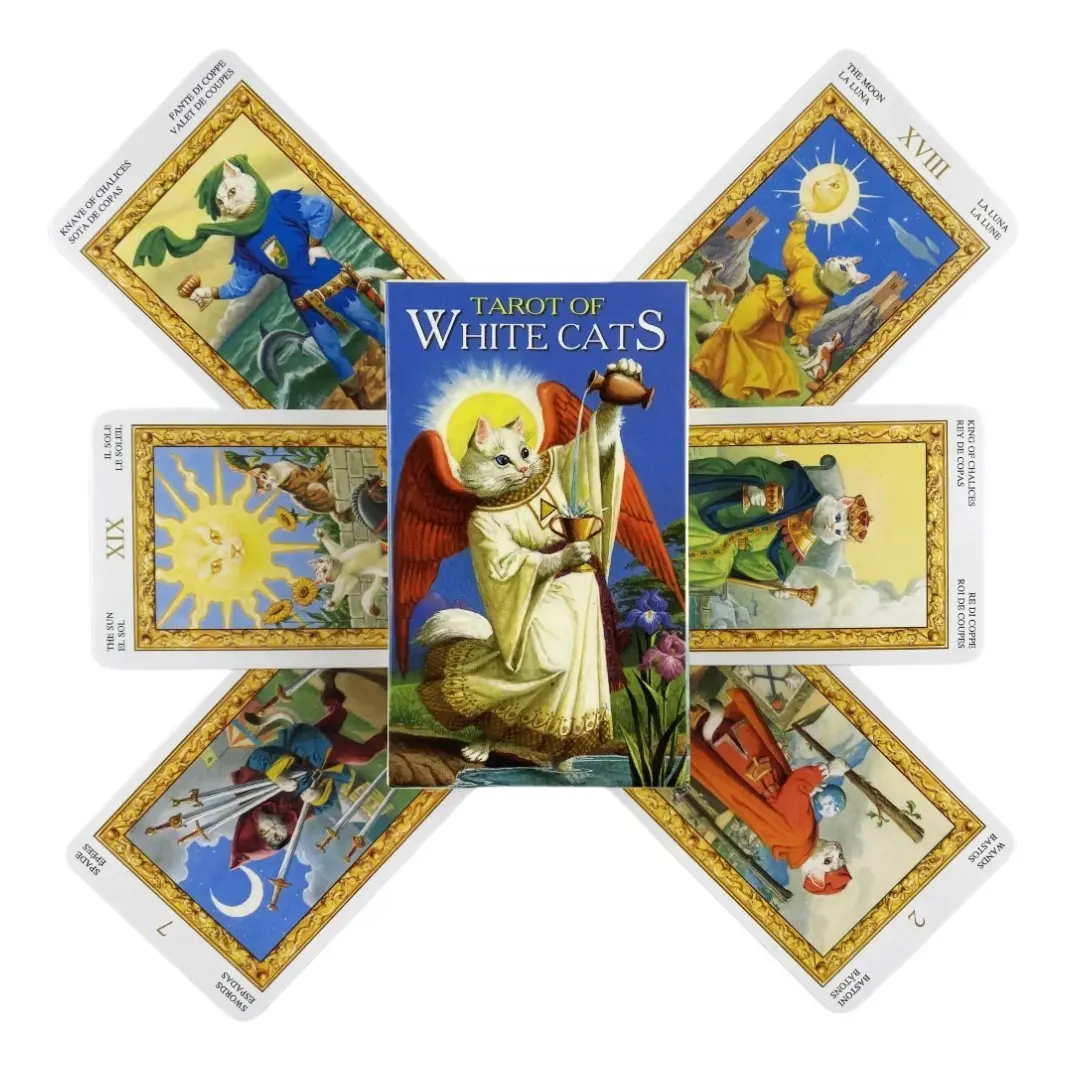 Tarot de los Gatos Blancos | La suavidad del instinto de tu tranquilidad - Imagen 2